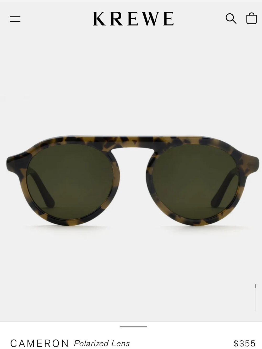 KREWE Cameron Tortuga Polarized